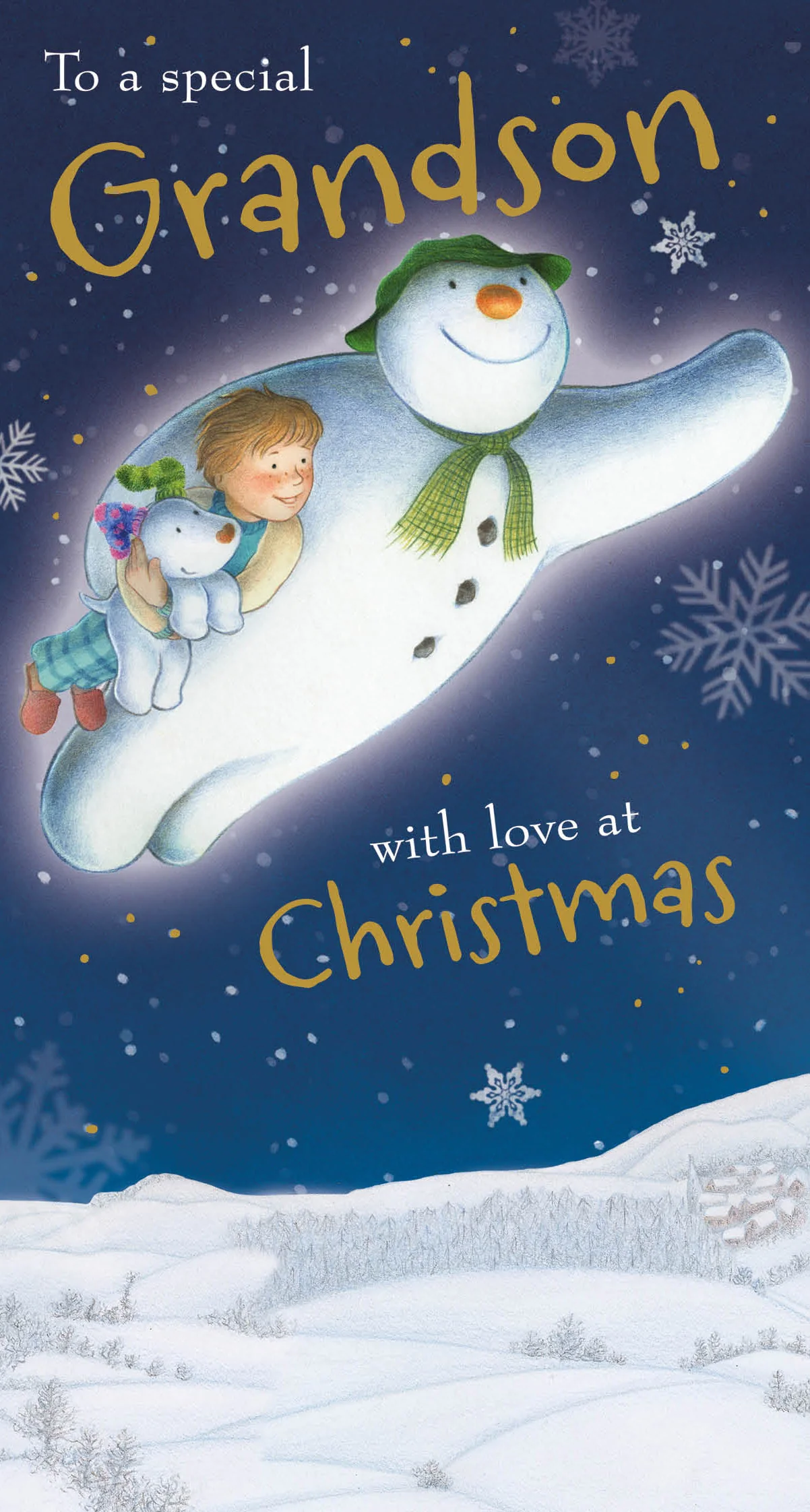 The Snowman 'Grandson' Christmas Card - Image 3