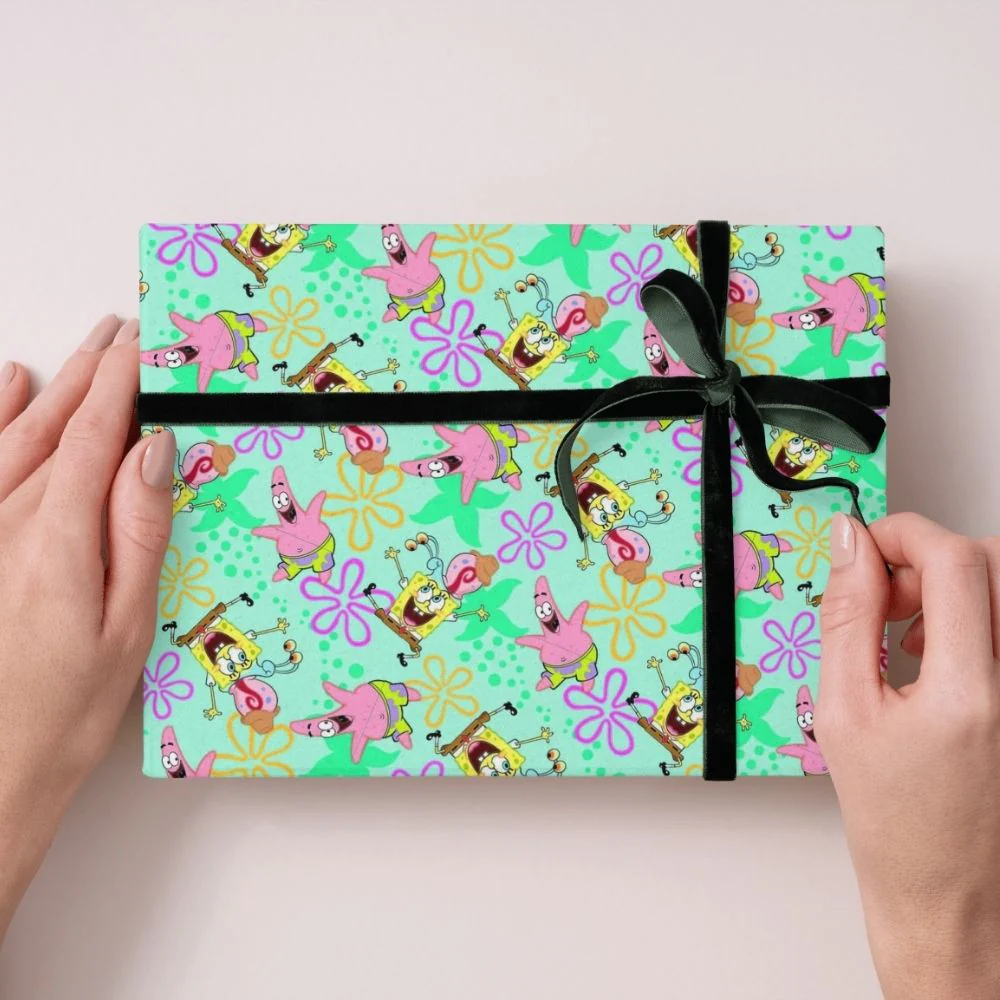 SpongeBob SquarePants 4m Roll Wrapping Paper - Image 4