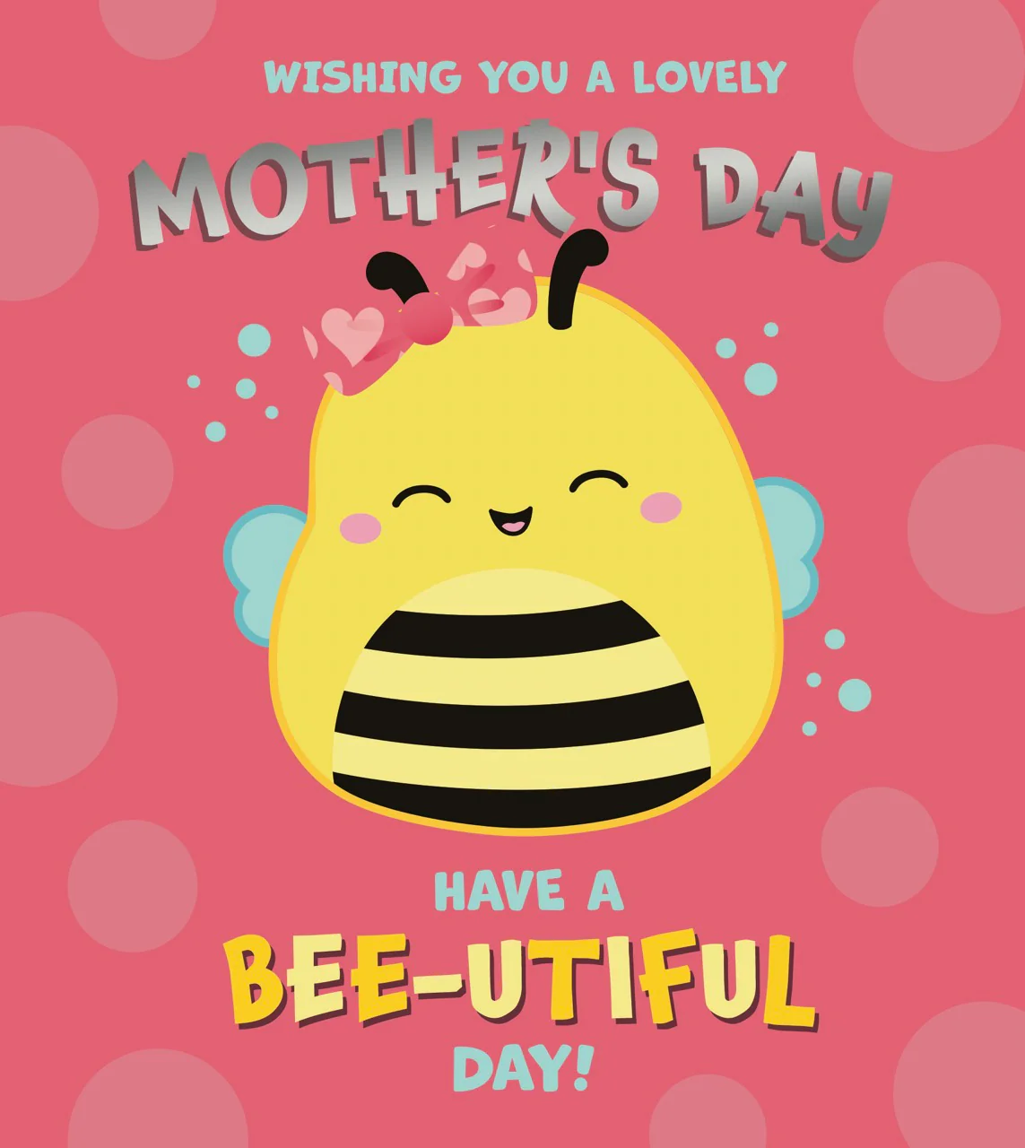 Squishmallows Bee-Utiful Mother's Day Card - Image 3
