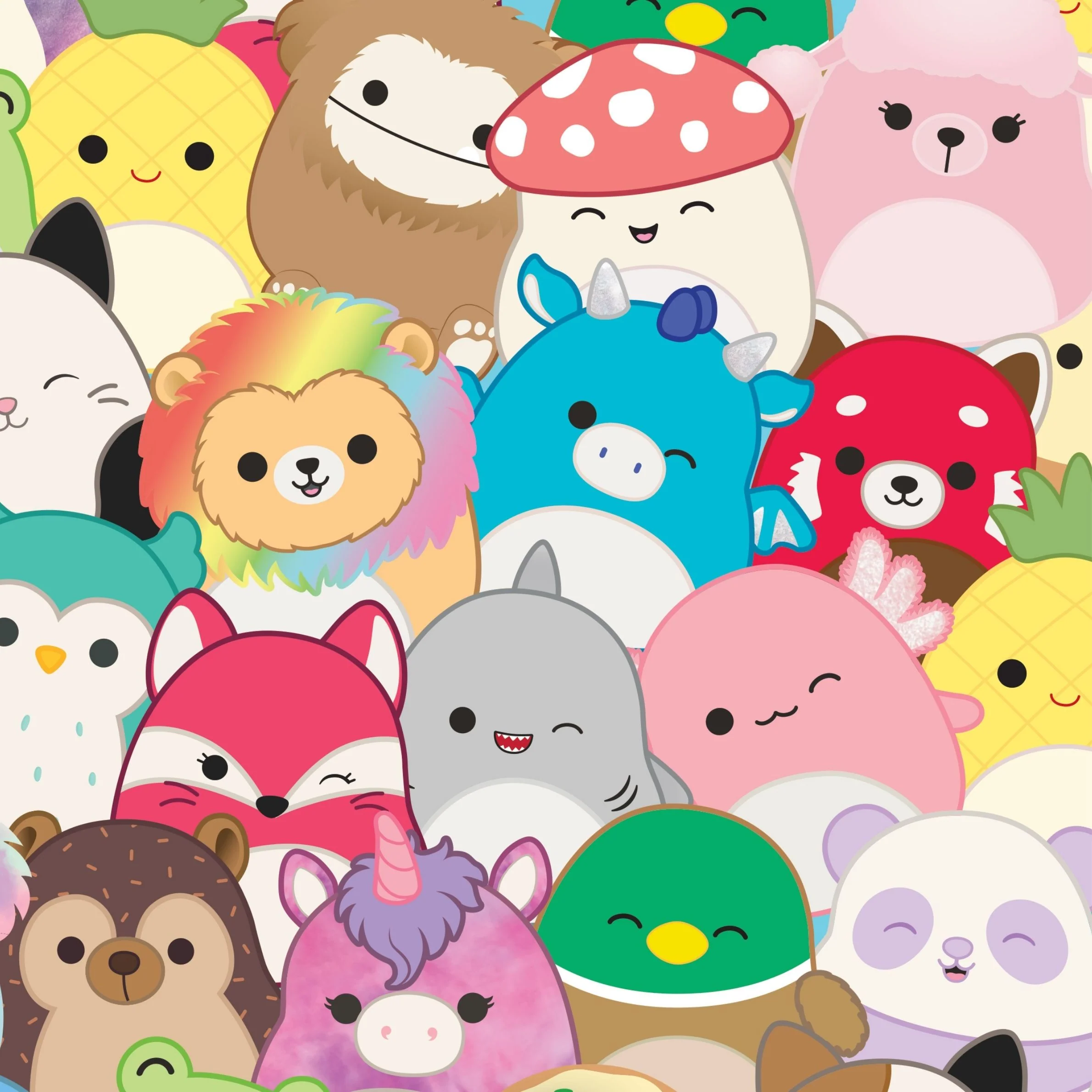 Squishmallows 2 Sheets & 2 Tags Gift Wrap - Image 3