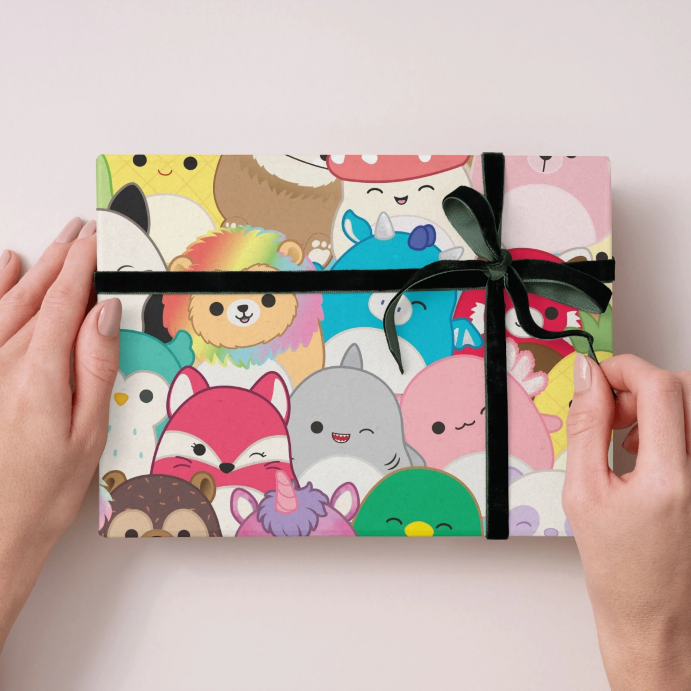 Squishmallows 2 Sheets & 2 Tags Gift Wrap - Image 4