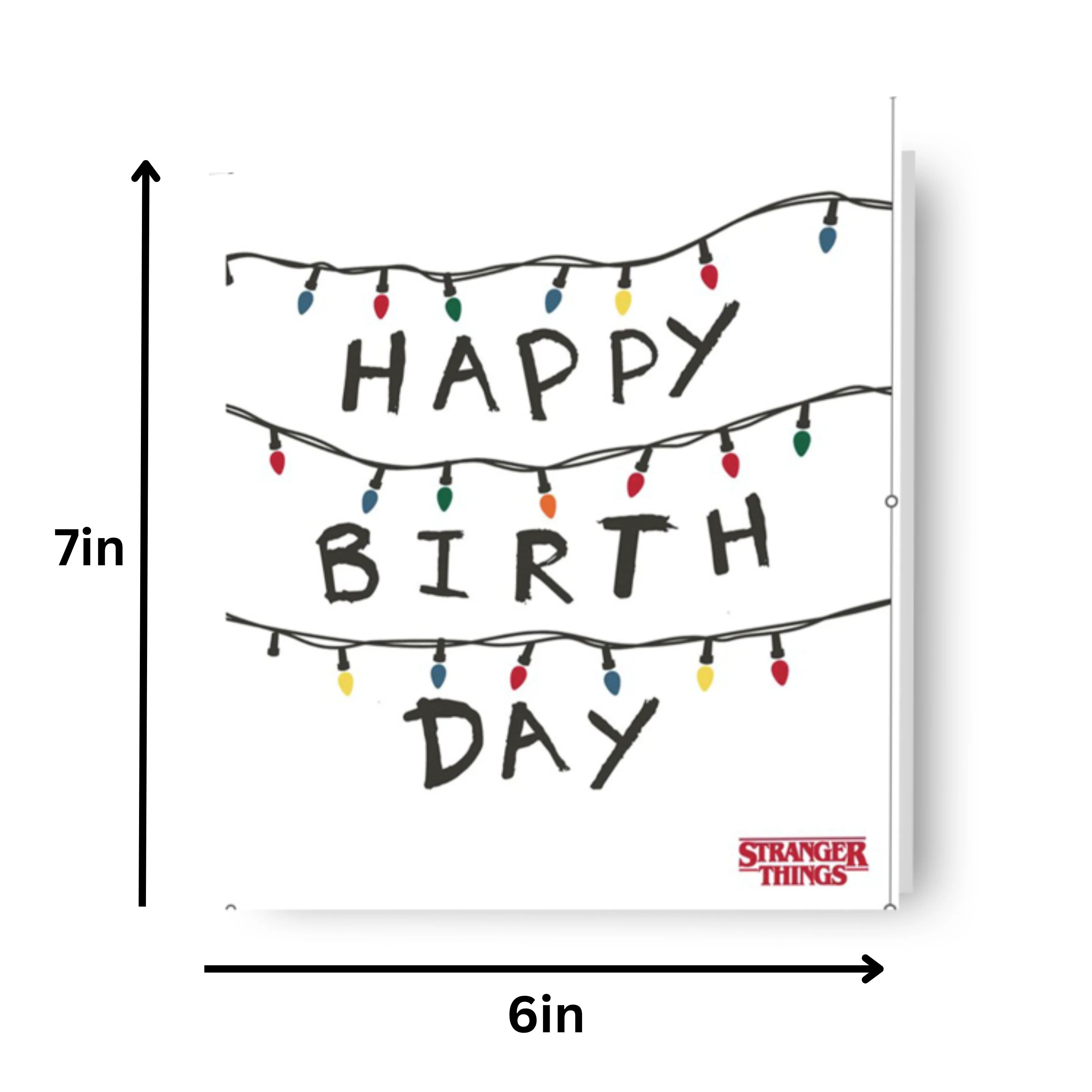 Stranger Things Birthday Card - Image 2