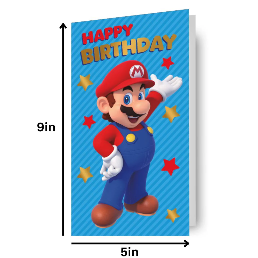 Super Mario Birthday Card - Image 2