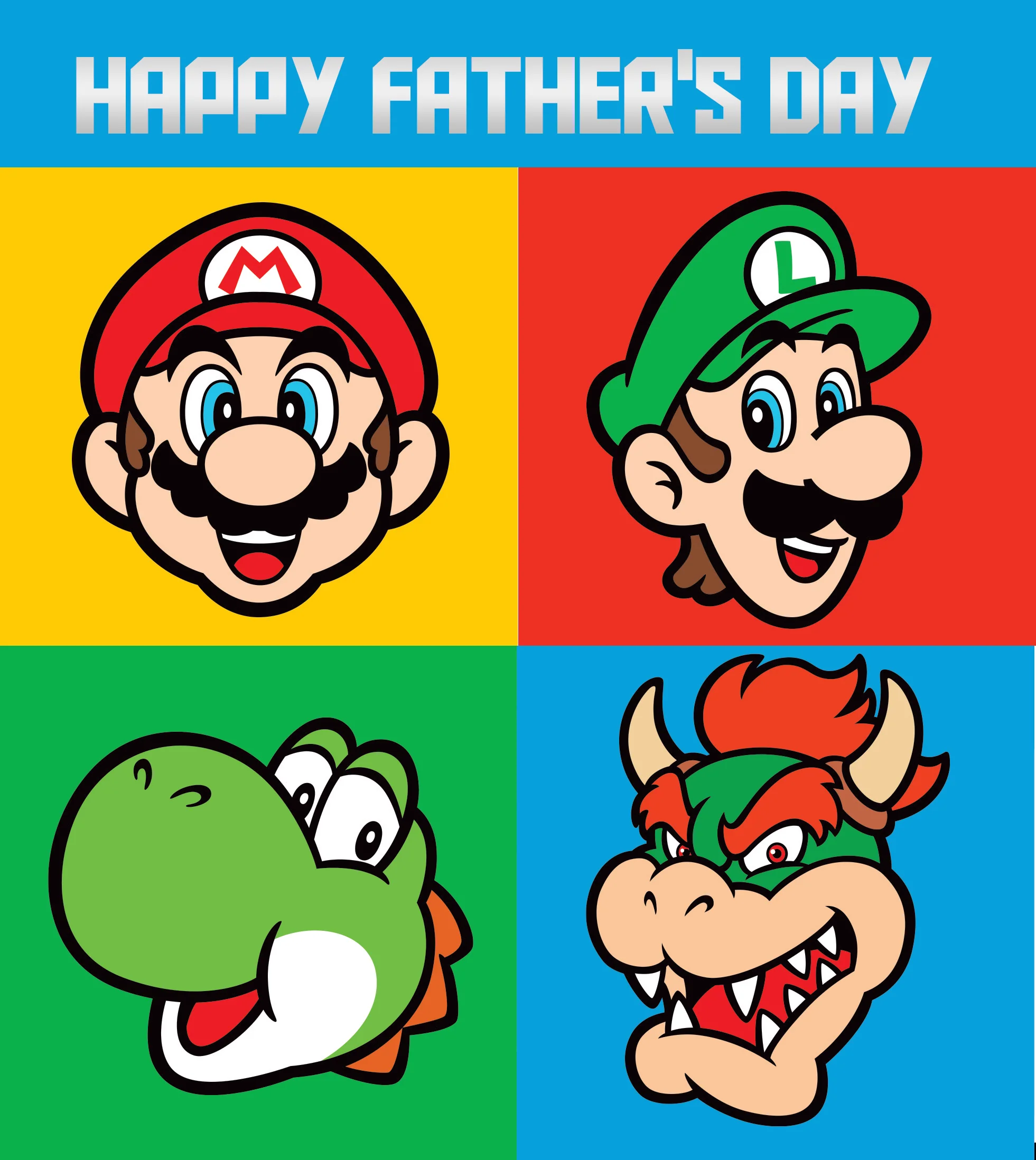 Super Mario Father's Day Card - Image 3