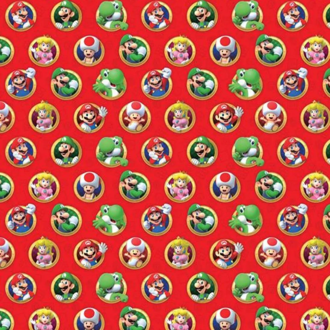 Super Mario Gift Wrap Roll 2m - Image 3
