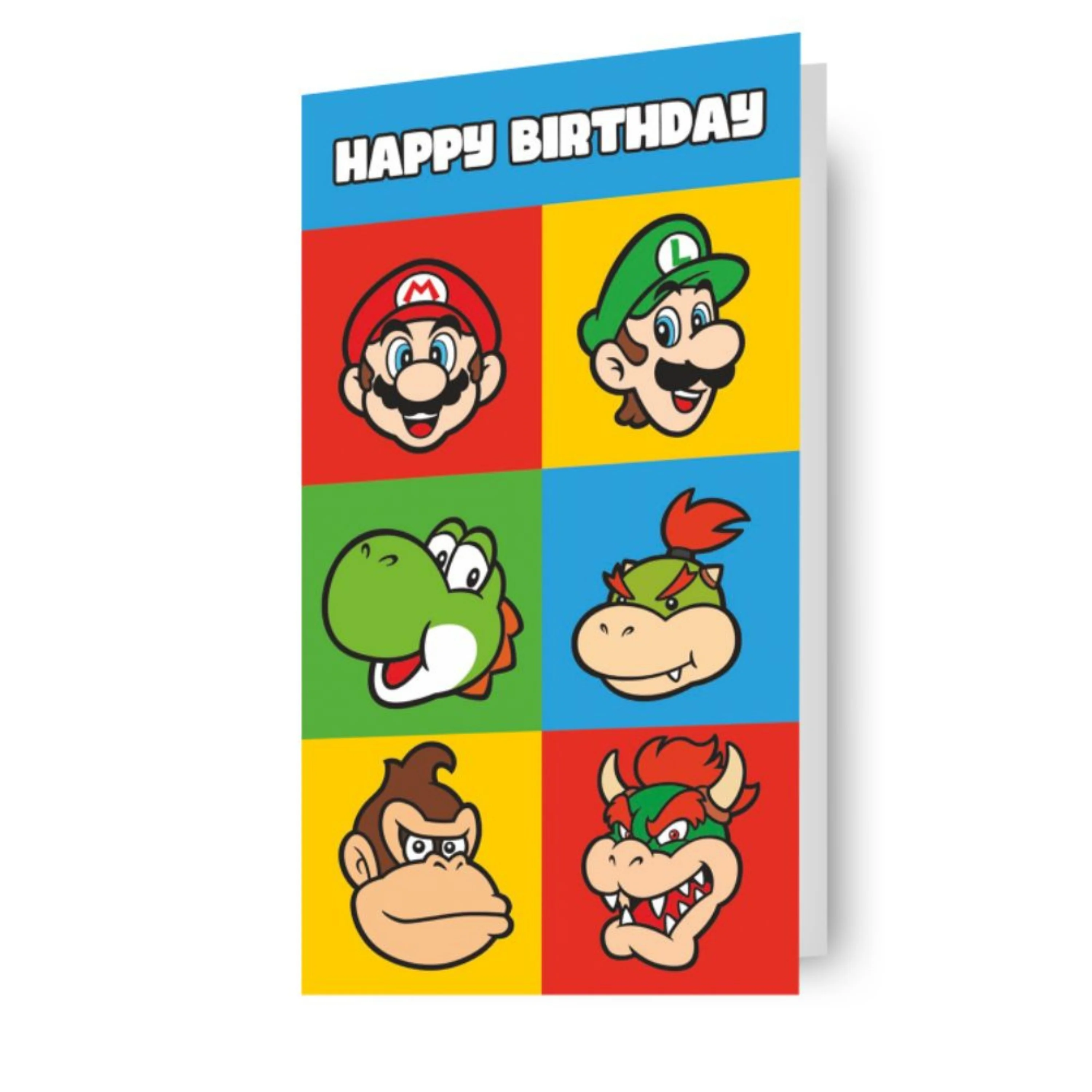 Super Mario Sticker Birthday Card - Image 3
