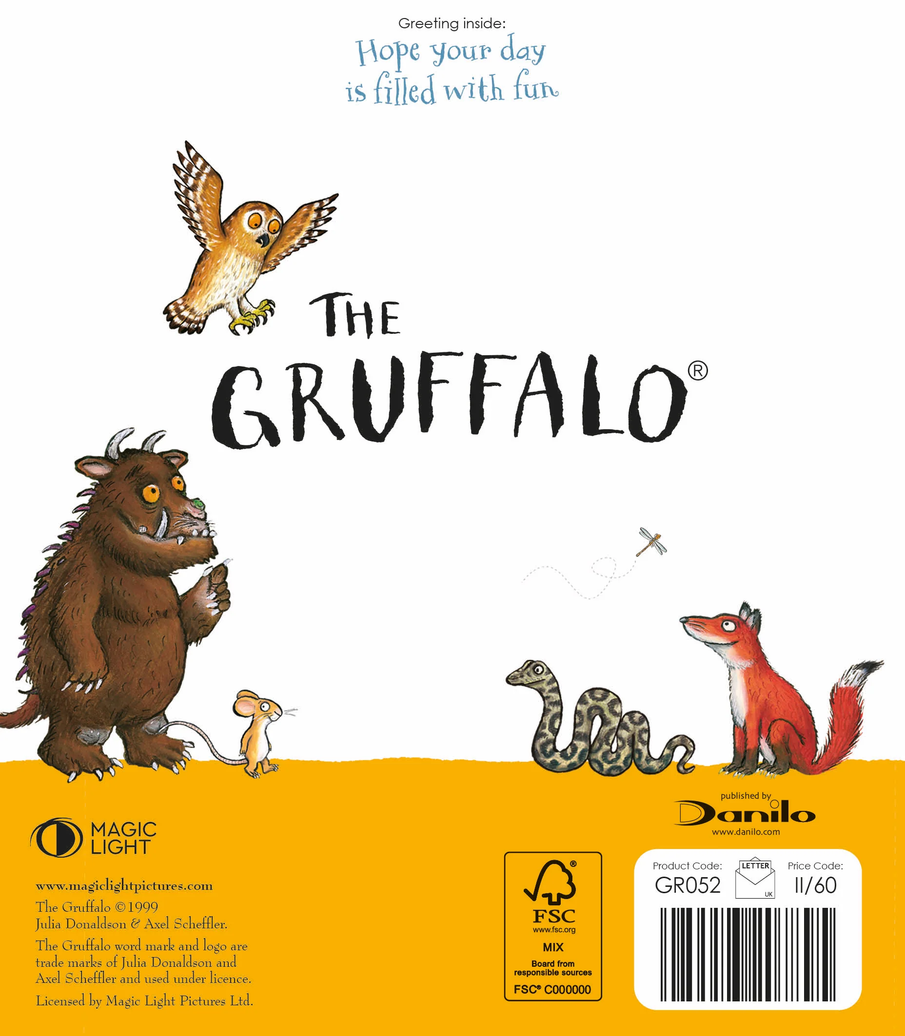 The Gruffalo Happy Birthday Card - Image 5