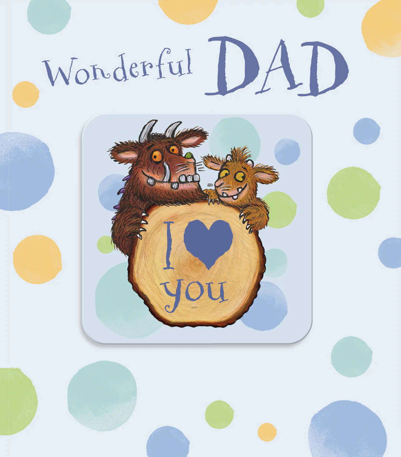 THE GRUFFALO DAD FATHER'S DAY CARD WITH DETACHABLE COASTER - Image 3