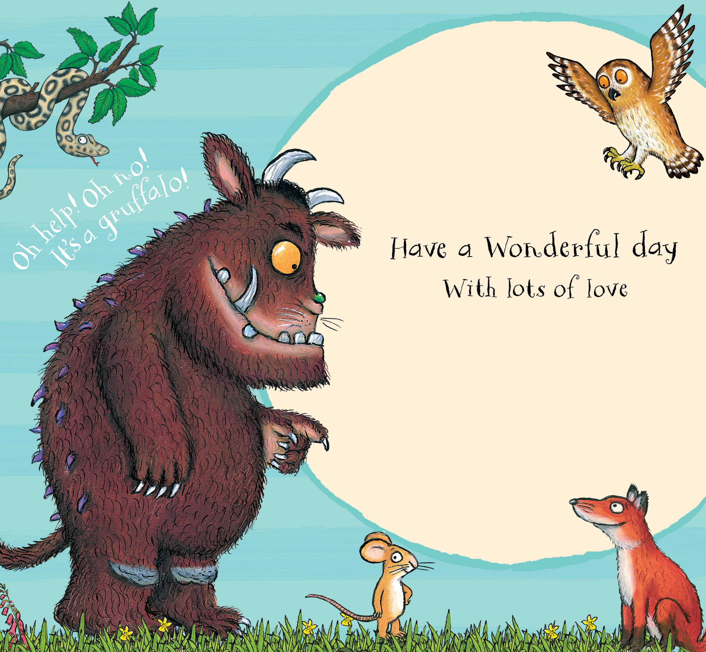 The Gruffalo Grandson Birthday Card - Image 3