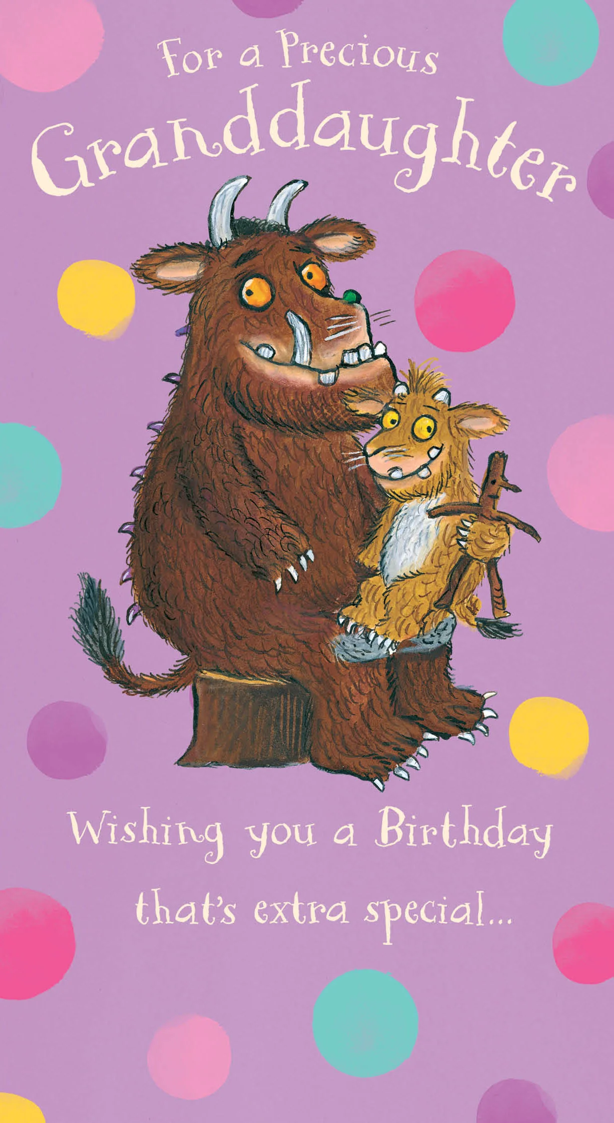 The Gruffalo 'Precious Granddaughter' Birthday Card - Image 4