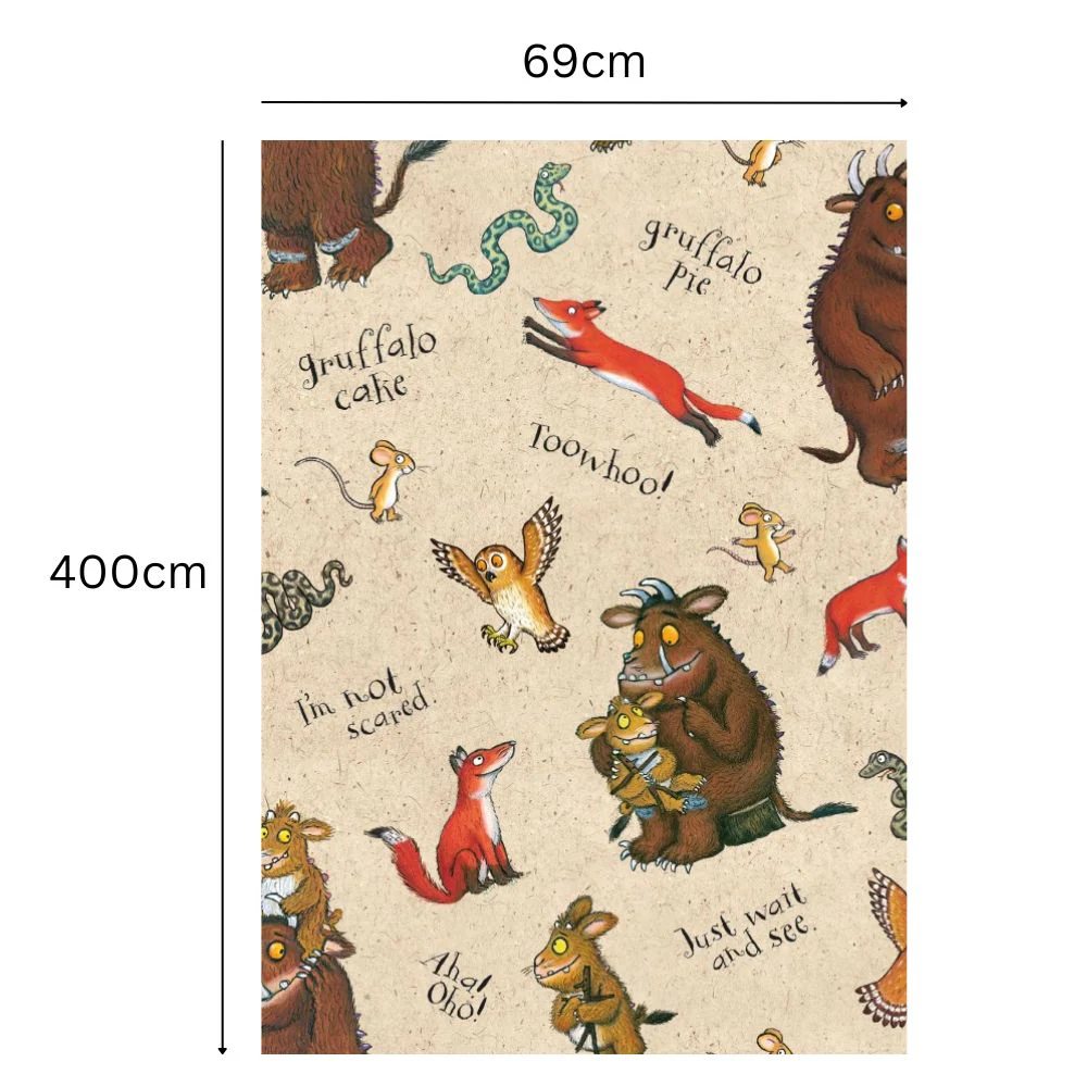 The Gruffalo 4m Roll Wrapping Paper - Image 2