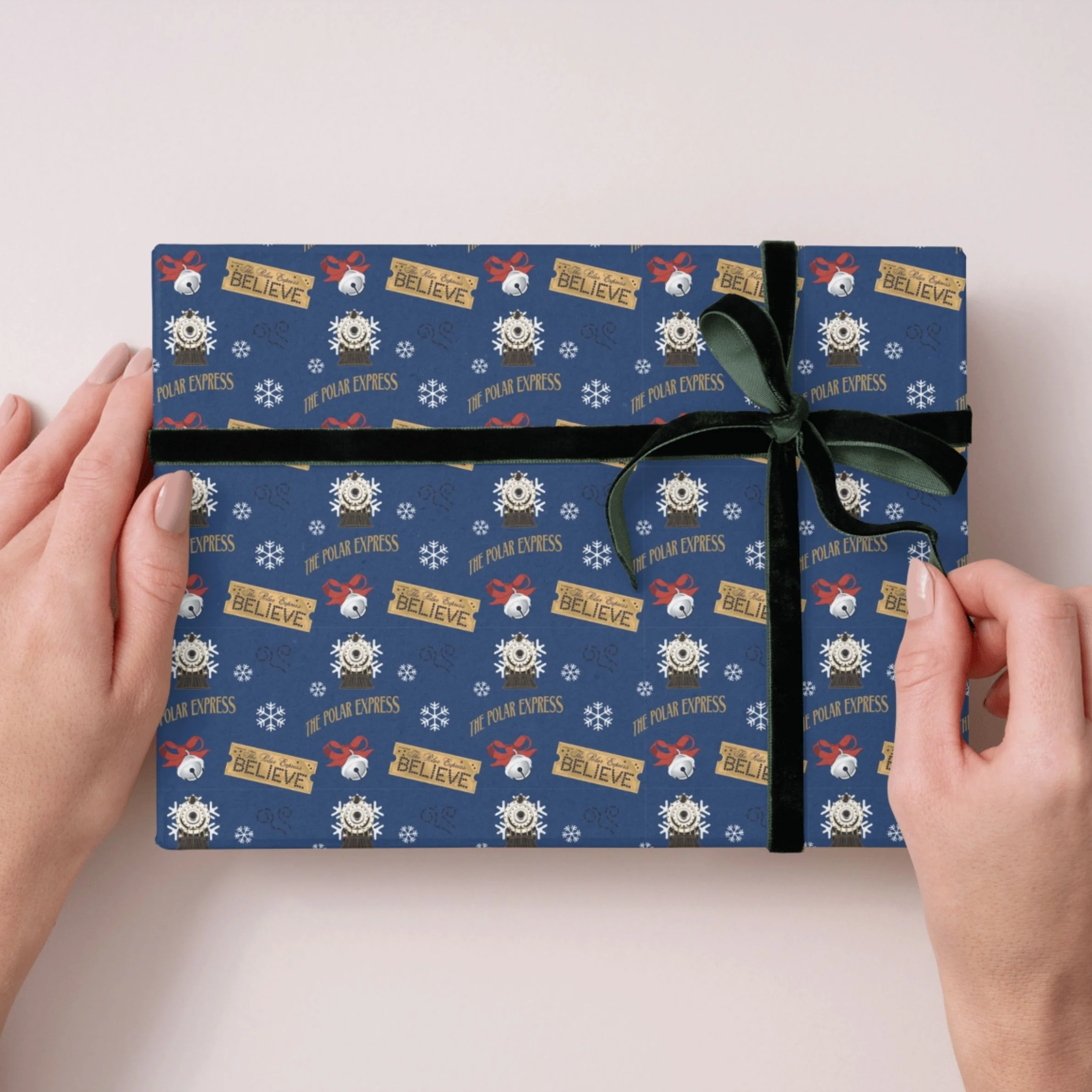 The Polar Express Wrapping Paper 4m Roll - 3 Pack Bundle - Image 4
