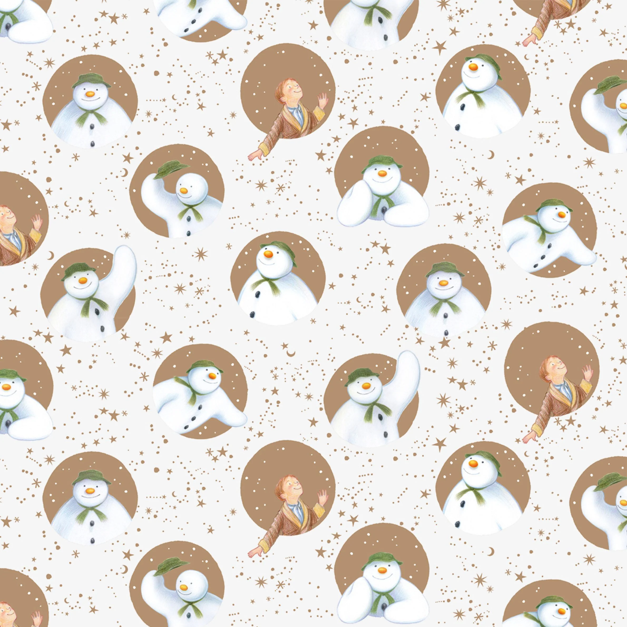 The Snowman Christmas 4 Sheets & 4 Tags Gift Wrap - Image 3