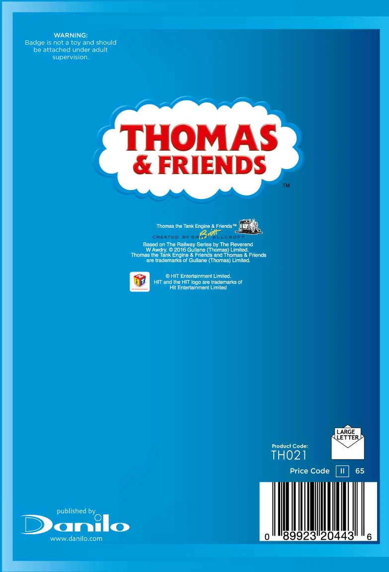 Thomas & Friends Age 3 Birthday Card with Badge - Image 3