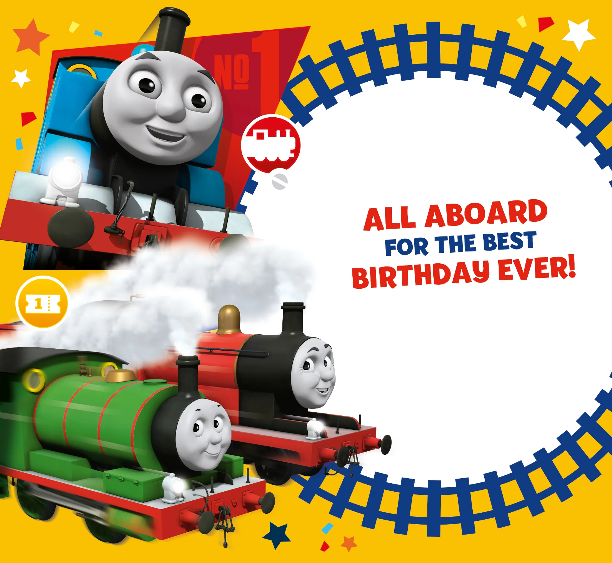 Thomas & Friends Age 3 Birthday Card - Image 2