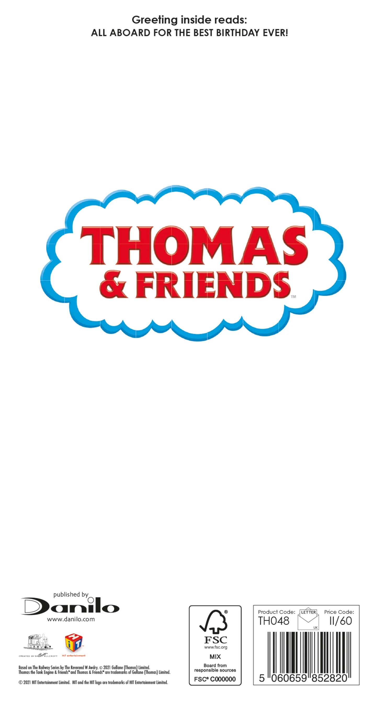 Thomas & Friends Age 3 Birthday Card - Image 3