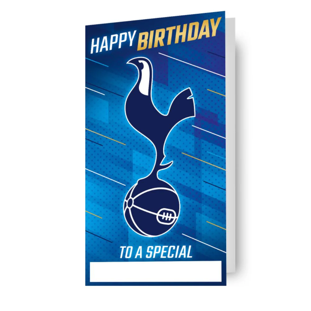Tottenham Hotspur FC Personalise Birthday Card With Sticker Sheet - Image 3