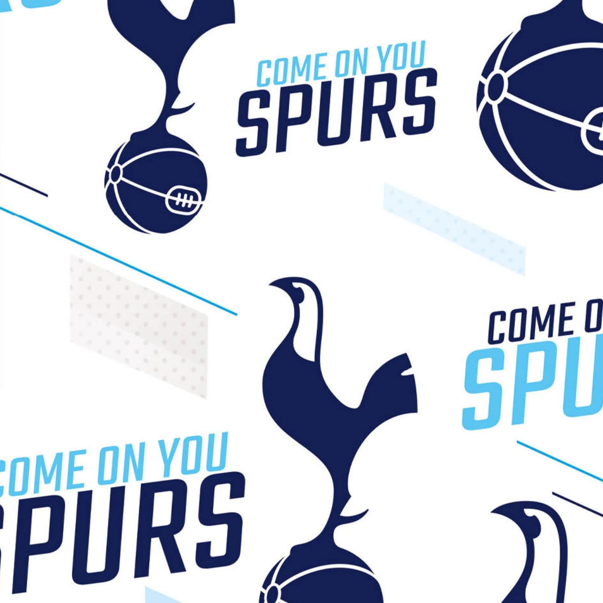 Tottenham Hotspur FC 2 Sheets & 2 Tags Gift Wrap - Image 4