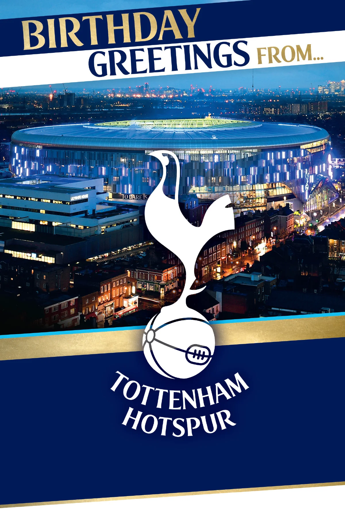 Tottenham Hotspur FC White Hart Lane Stadium Pop Up Card - Image 4