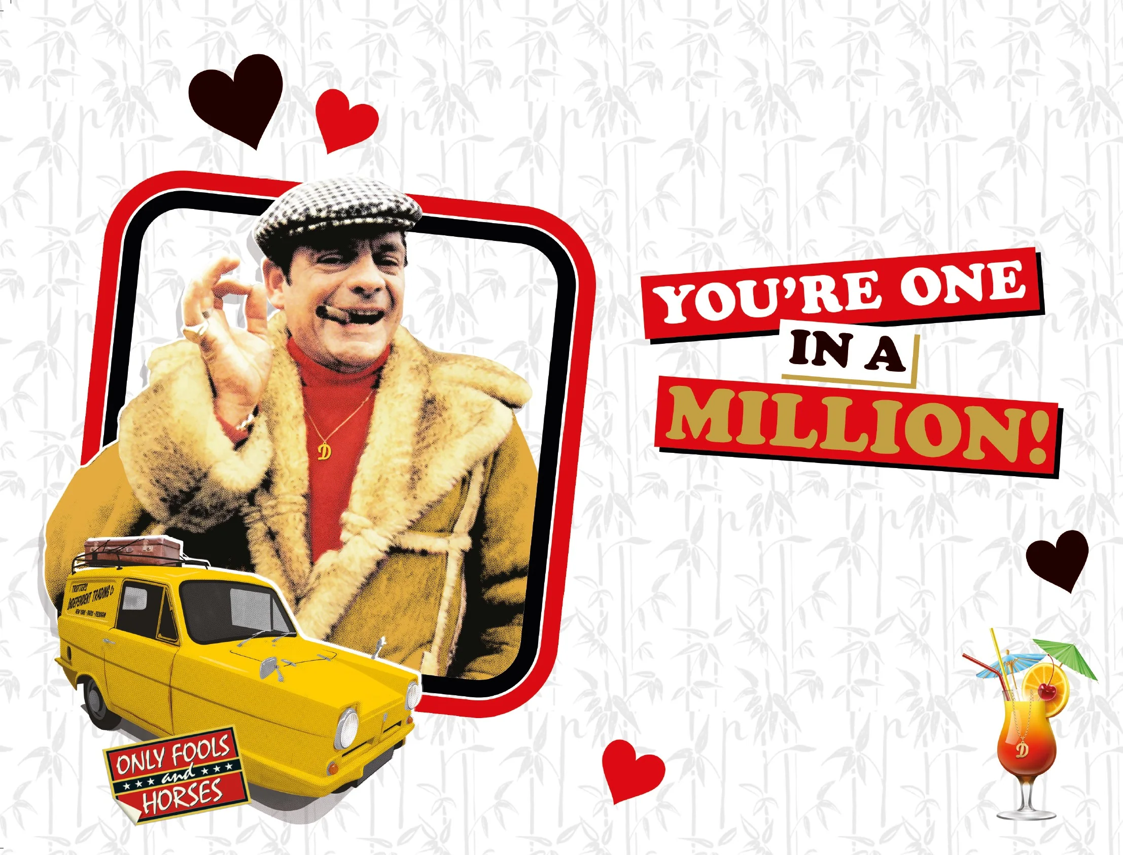 Only Fools and Horses Valentine's Day Card with Detachable Coaster - Image 4