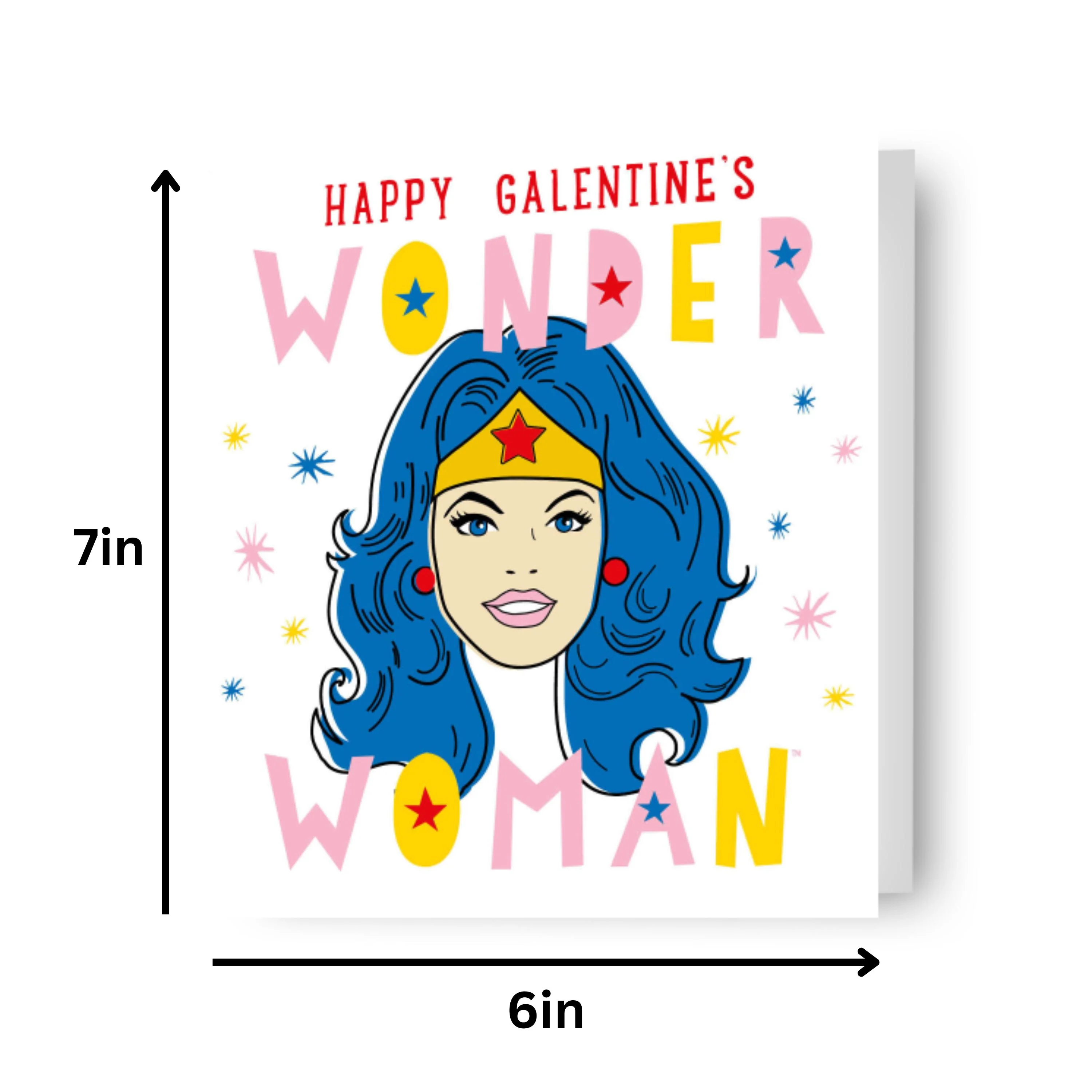Wonder Woman 'Galentines' Valentine's Day Card - Image 2