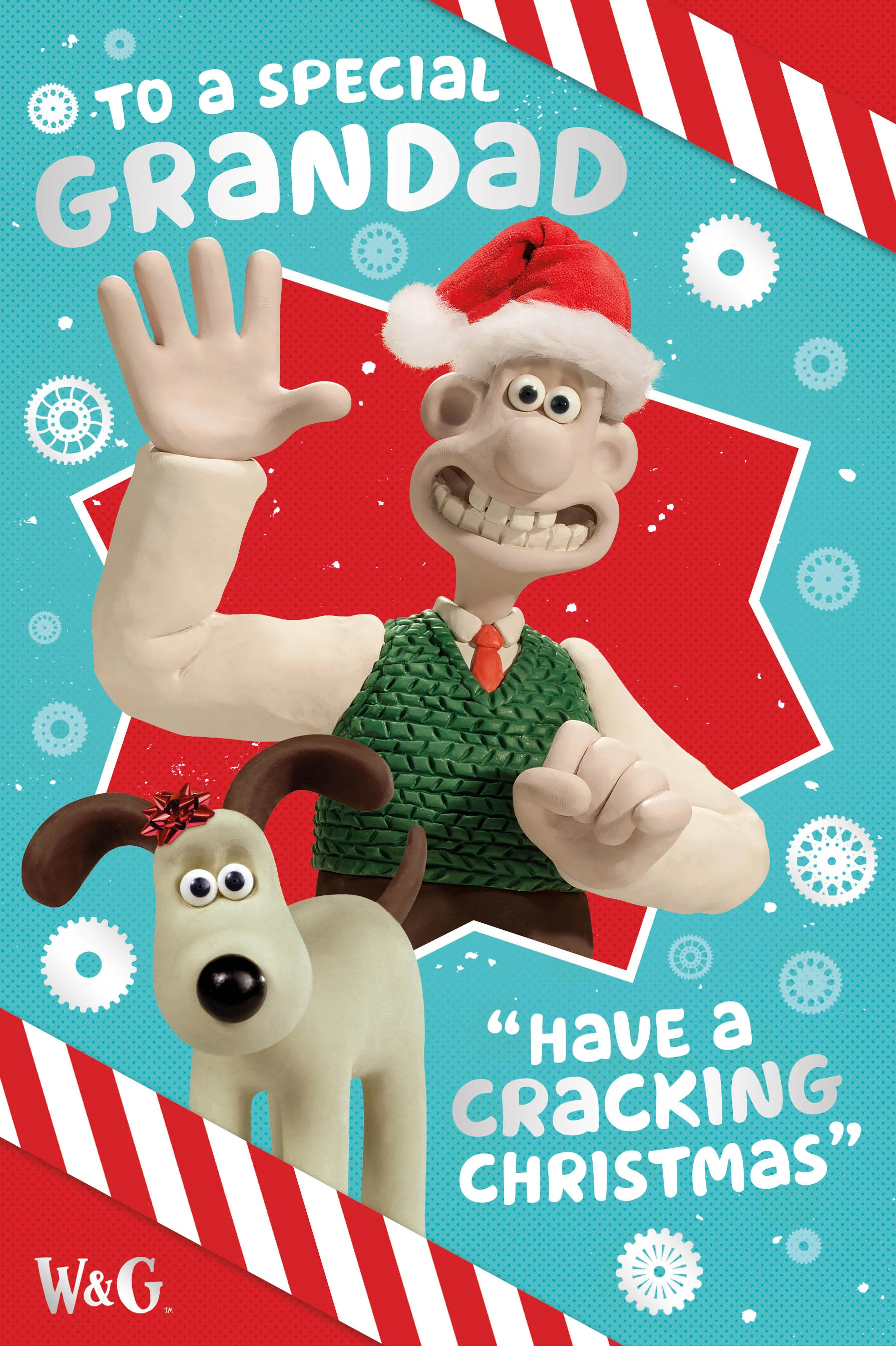 Wallace & Gromit Grandad Christmas Card - Image 3