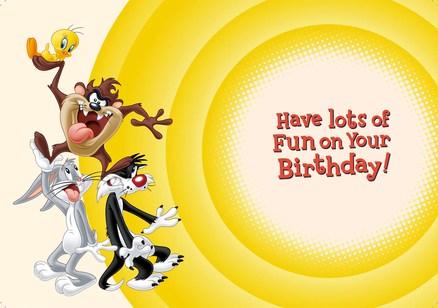 Looney Tunes Generic Birthday Card - Image 2