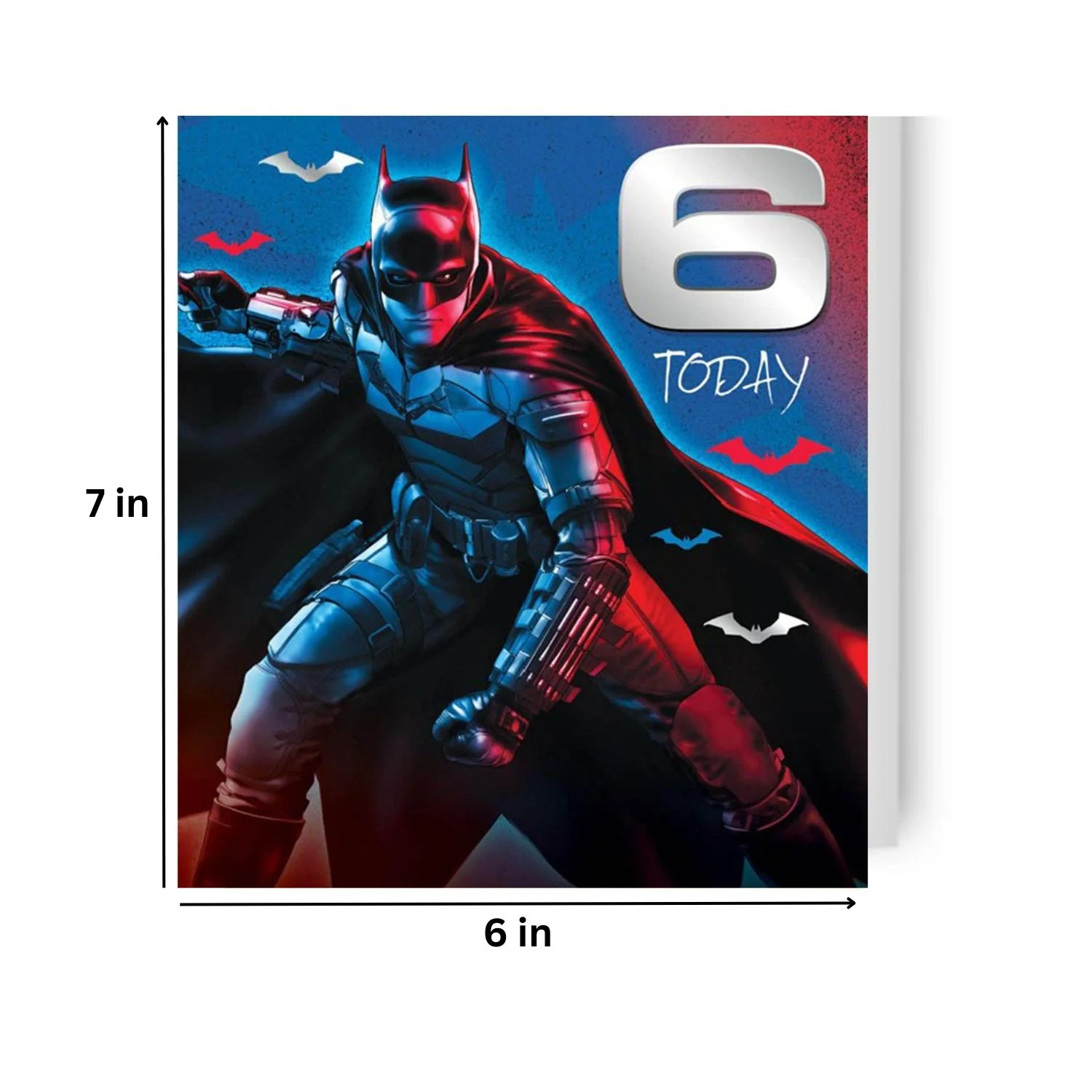 Batman Age 6 Birthday Card - Image 3