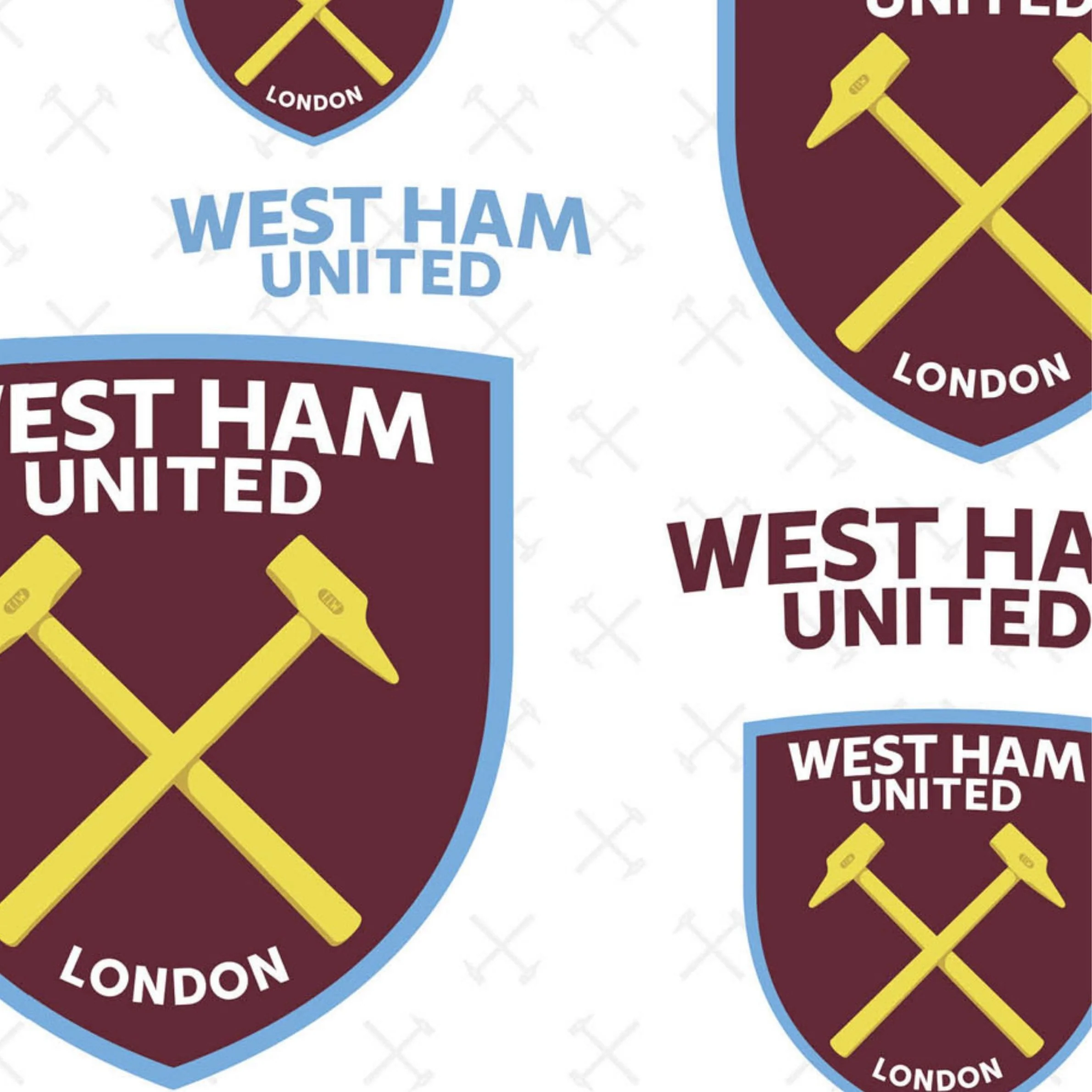 West Ham FC 2 Sheets & 2 Tags Gift Wrap - Image 4