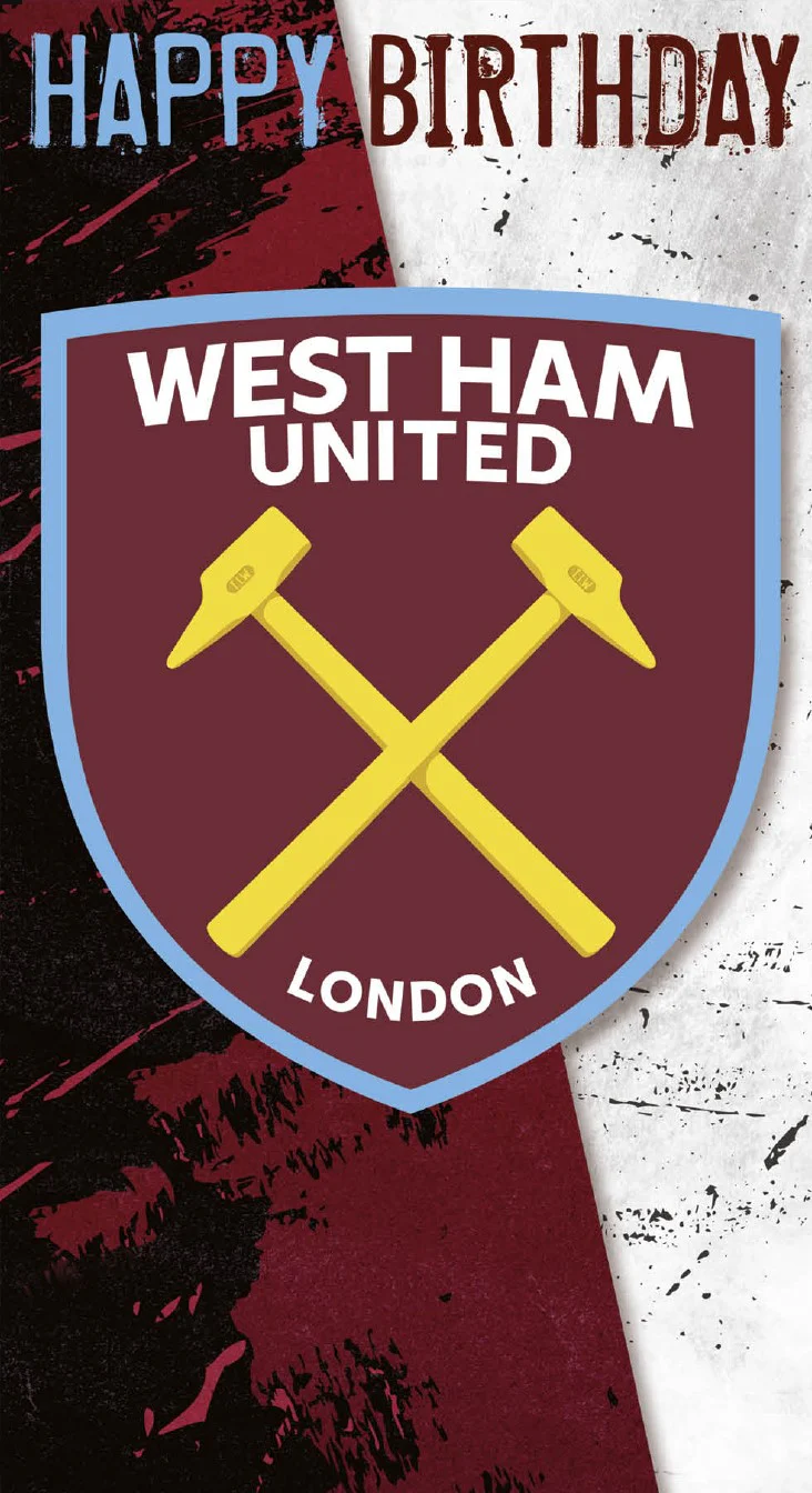 West Ham United FC Birthday Card - Image 3