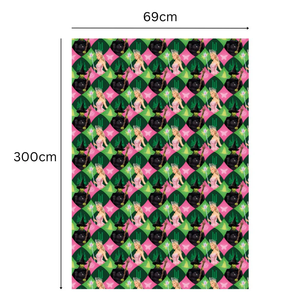 Wicked 3m Roll Wrapping Paper - 3 Pack Bundle - Image 2