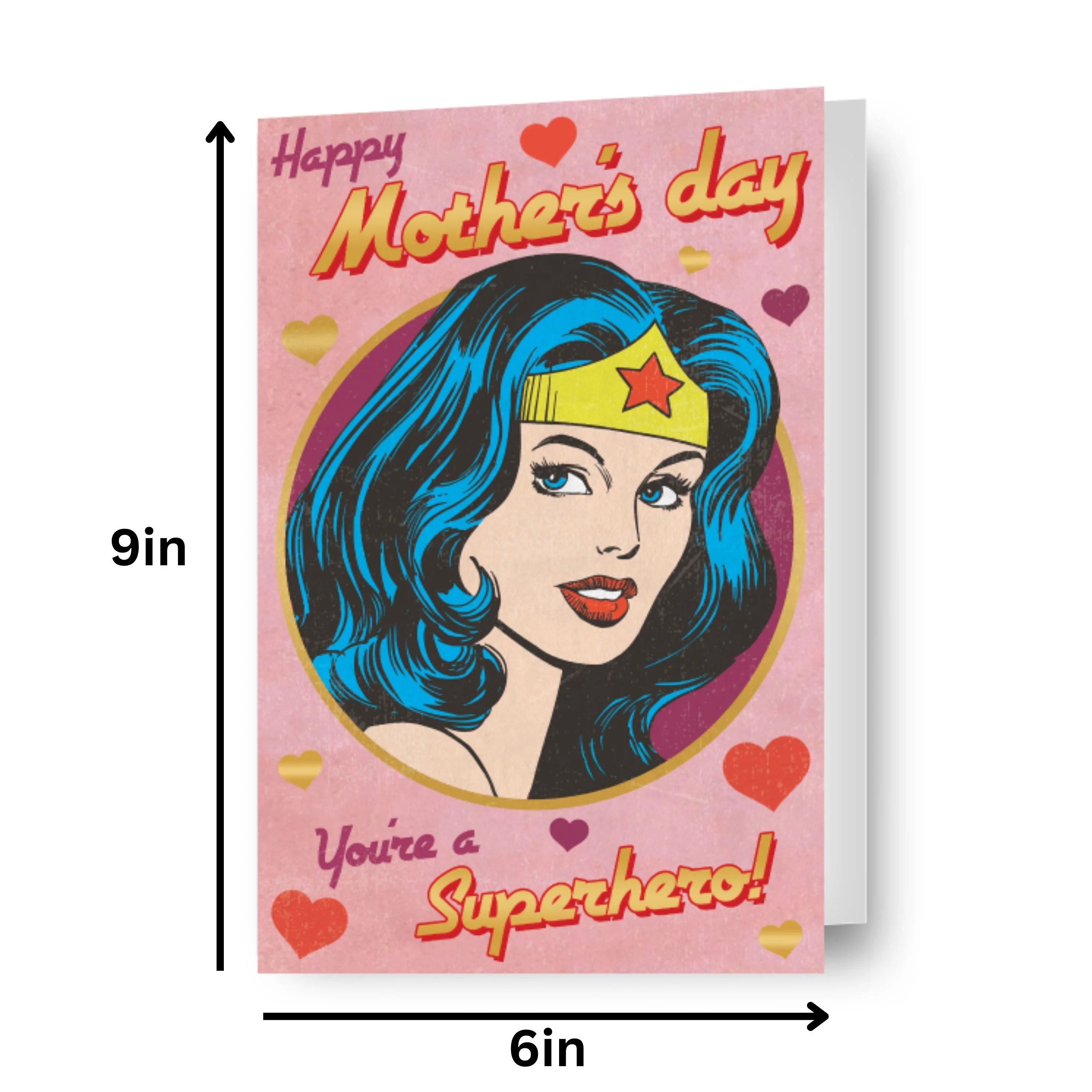 Wonder Woman 'You're A Superhero!' Mother's Day Card - Image 2